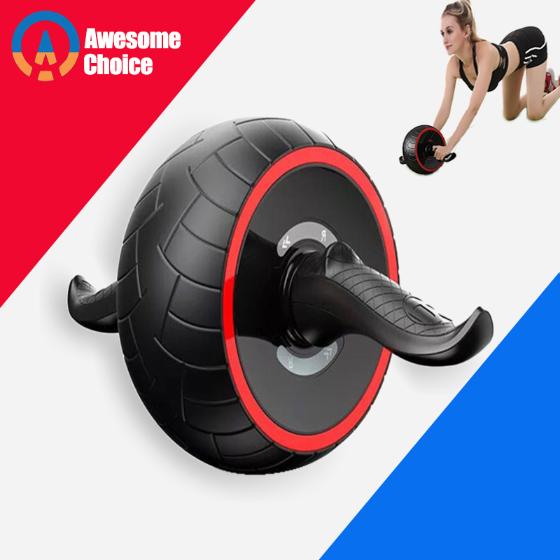 ABS Mute Slimming Product Ab Roller Core Fitness Gym Exercise Abdominal Wheel 
