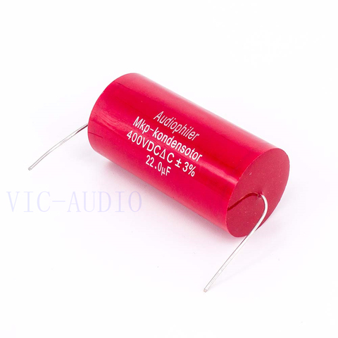 Audiophiler Mkp Capacitor 22uf 400V DC 3% HIFI Fever Electrodeless Capacitor Audio Capacito Coupling Frequency Dividing 22uf ► Photo 1/6