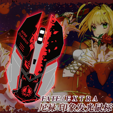 Anime Fate/Grand Order Nero Claudius Caesar USB Computer Mouse Cosplay Wired Light Optical Gamer Gaming Mice Mouse Xmas Gifts ► Photo 1/5