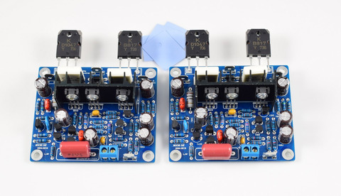 2017 New DIY KITS 2PCS MX50 SE 100WX2 Dual Channels Stereo Audio Power amplifiers Board ► Photo 1/5