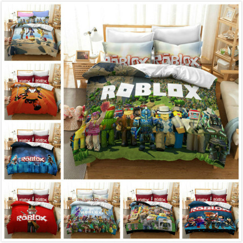 Roblox Bedding Set Cotton Cartoon 3d, Roblox Bedding Set Single
