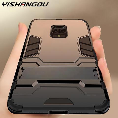 Shockproof Bumper Rugged Armor Stand Phone Case Cover For Xiaomi Redmi Note 9 9s 8T 8 Pro 7 7A 8A Mi Note 10 Lite 9T Poco F2 Pro ► Photo 1/6