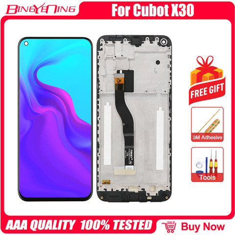 New Original For Cubot X30/C30 LCD&Touch screen Digitizer with frame display Screen module accessories Assembly Replacement ► Photo 1/2