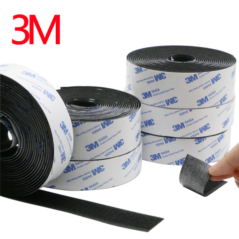 1Meter/Pairs Strong Self Adhesive Hook and Loop Fastener Tape Nylon Sticker Velcros Adhesive with Glue for DIY 20/25/30/38/50mm ► Photo 1/6