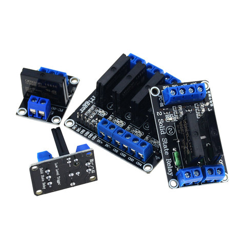 1PCS Low Level 5V 24V 1 2 4 8 Channel Solid State Relay Module SSR G3MB-202P 240VAC 2A Output with Resistive Fuse ► Photo 1/6