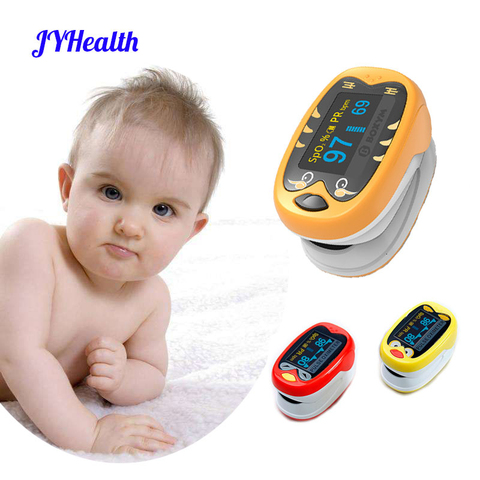 JYHealth Baby Finger Pulse Oximeter Pediatric Oximetro pediatrico De Dedo OLED Rechargeable Neonatal Children kids Pulsioximetro ► Photo 1/6