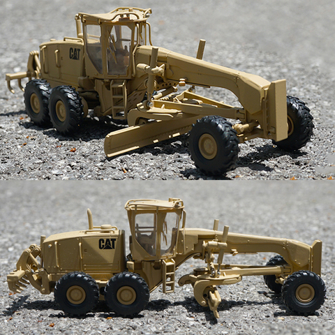 1:50 Scale Grader CAT 120M Engineering Vehicle Bulldozer Grader Road Roller Construction Car Model Toys Collection Display Show ► Photo 1/6