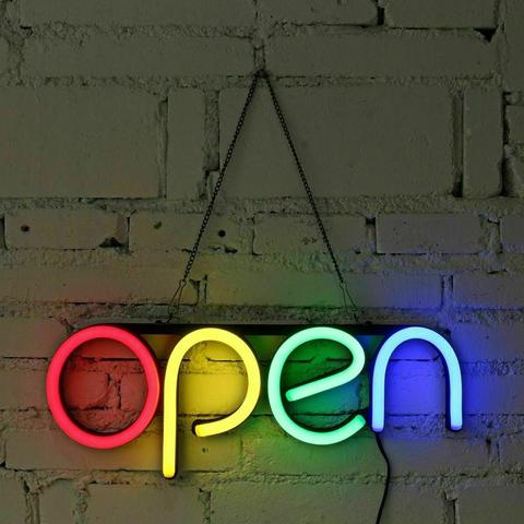 OPEN Business Sign Neon Light Ultra Bright LED Store Shop Advertising lamp Lights ► Photo 1/6