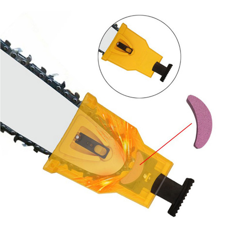 ZK30 Chainsaw Teeth Sharpener Portable Sharpen Chain Saw Bar-Mount Fast Grinding Sharpening Chainsaw Chain Woodworking Tools ► Photo 1/6