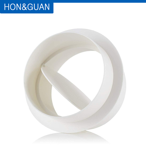 Hon&Guan 4''~8'' Plastic Draft Blocker Backdraft Damper for Inline Extractor Fan Vent Back Draught Shutter (100~200MM) ► Photo 1/6