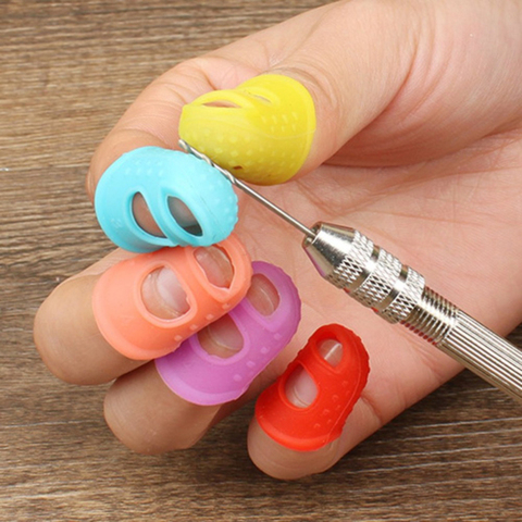 Silicone Finger Protective Cover Kitchen Cooking Tool Cut-Resistant Heat-Resistant Non-Slip Finger Guard ► Photo 1/6