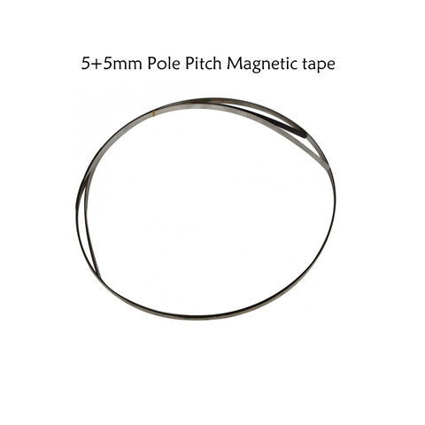 5+5mm High Accuracy Magnetic Tape 5mm Pole Pitch Strip W*H 10*1.2mm for 5um Magnetic Sensor Lathe Woodworking Stone Machines ► Photo 1/6