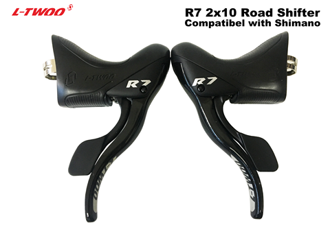 LTWOO R7 2X10  Road Bike Shifters 2x10 Speed Lever Brake Road Bicycle Derailleur Compatible for road 10s R6800 R4700 Claris Sora ► Photo 1/6