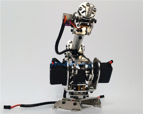 6 Degree Of Freedom Robot Arm Kit With Servos Remote Control Toys Robots Accessories ► Photo 1/6