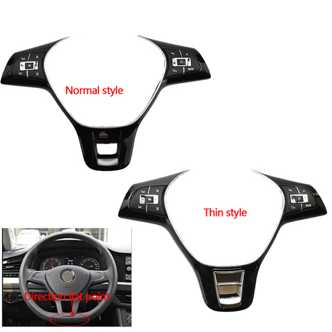 For V W MK6 Golf 7 J etta P olo Modified multifunction steering wheel control button switch volume button audio switch button ► Photo 1/6