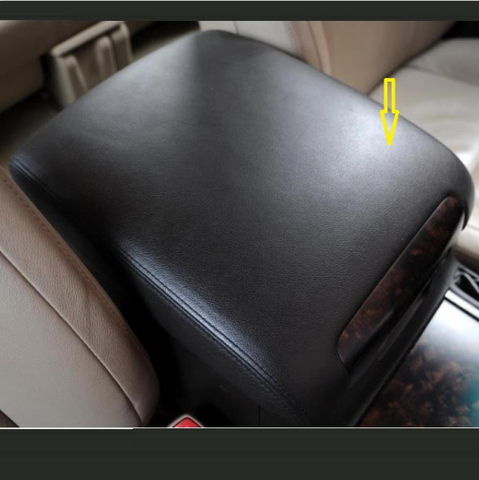 Microfibre Leather Center Armrest Case Cover For Toyota Land Cruiser 100  LC100 central armrest box Cover car accessories ► Photo 1/6