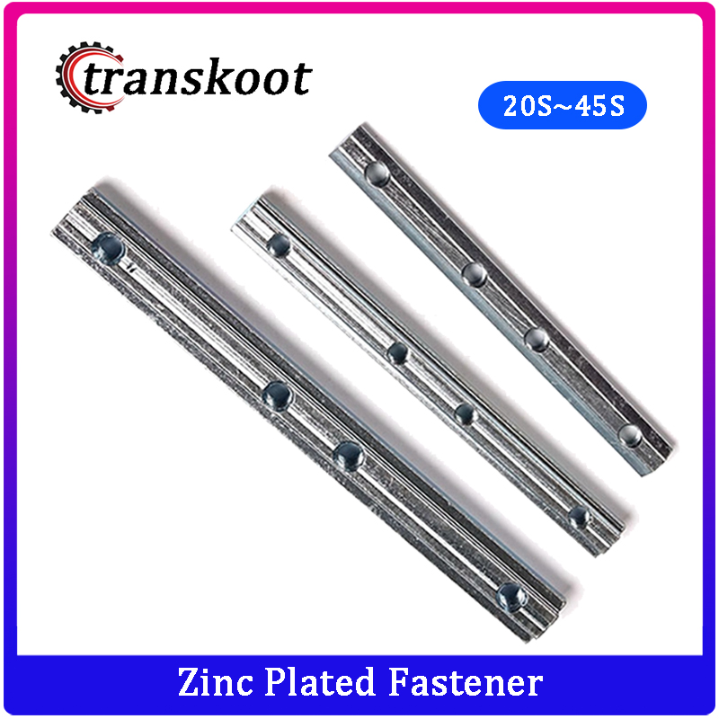 4pcs Aluminium Extrusion Profile Straight Joint Inside Connector 100-800mm 3030 
