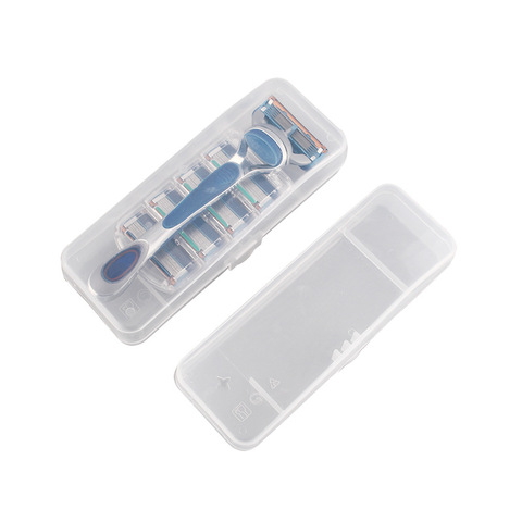 Men Universal Shaver Case Transparent Plastic Shaver Storage Box Eco-Friendly Razor Case Shaving Handle Boxes ► Photo 1/6