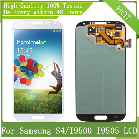 5.0“ Super AMOLED For SAMSUNG Galaxy S4 GT-i9505 i9500 i9506 i337 LCD Display Touch Digitizer Assembly With Frame Replacement ► Photo 1/6