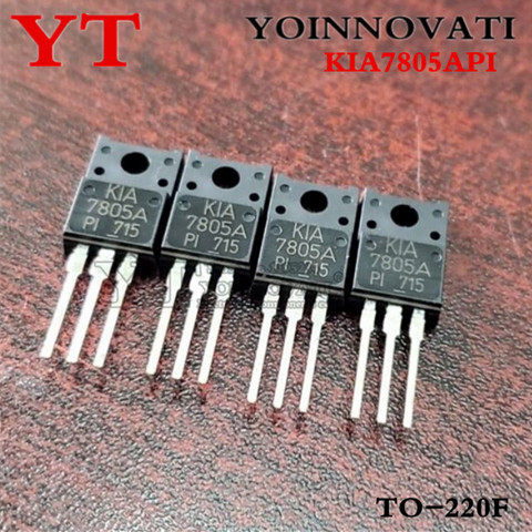 10Pcs KIA7805API-U/P F KIA7805API KIA7805A 7805API 7805A TO220F  New original ► Photo 1/3