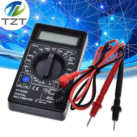 DT830B Digital Multimeter AC/DC LCD Digital Multimeter 750/1000V Voltmeter Ammeter Ohm Tester High Safety Handheld Meter ► Photo 1/6