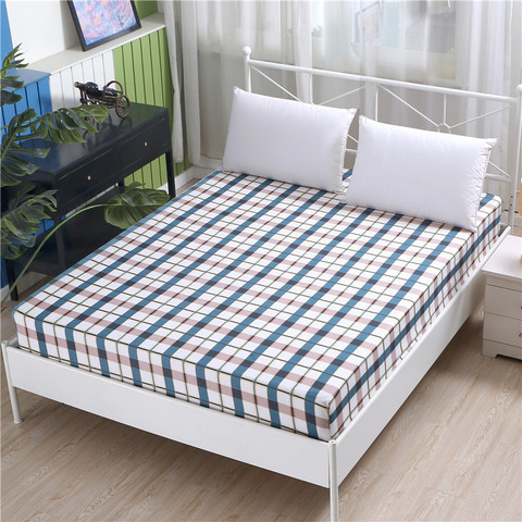 1pc100% polyester high-grade printing fitted sheet adjustable elastic mattress cover all around customizable size ► Photo 1/6