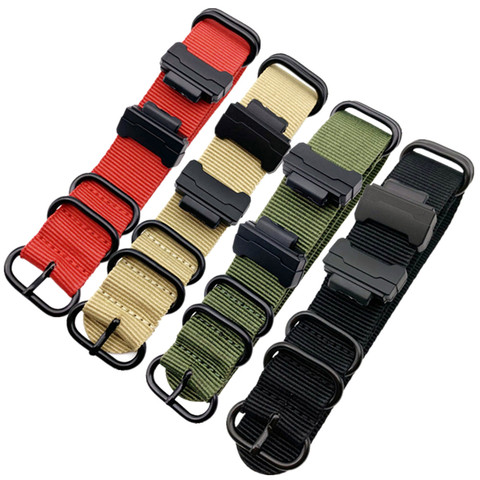 Nylon Watchband for G-shock DW-5600 6900 GA-110 GW-M5610 DW-9052/GLS-8900 Series Watch Strap Band + 16mm Interface Terminals ► Photo 1/6