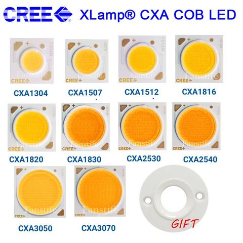 CREE COB CXA1304 CXA1507 CXA1512 CXA1816 CXA1820 CXA1830 CXA2011 CXA2520 CXA2530 2540 CXA3050  CXA3070 High Power Led Spotlight ► Photo 1/6