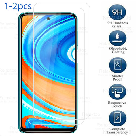 1-2pcs For Xiaomi redmi note 9 Pro Protective glass Screen Protector for xiaomi xiomi Redmi red mi Note9pro not9 Note 9pro glass ► Photo 1/6