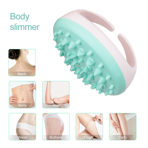 Handheld Bath Shower Anti Cellulite Full Body Massage Brush Slimming Beauty Face Skin Care Tools Face Lifting Rolller Massager ► Photo 1/6