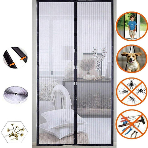 5 Sizes Mosquito Net Curtain Magnets Door Mesh Insect Sandfly Netting with Magnets on The Door Mesh Screen Magnets Hot ► Photo 1/6