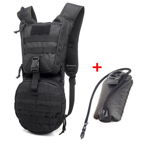 Tactical Training Kettle Backpack Durable Oxford Outdoor Hiking Cycling Hydration Pouch Bags Military Sports Molle Backpack ► Photo 1/6