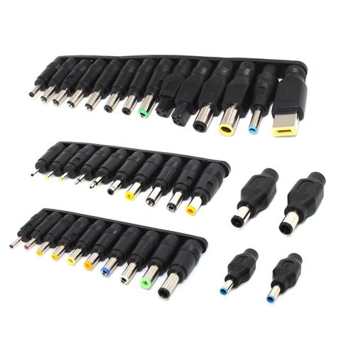 38pcs Universal Power Adapter AC DC Jack Charger Connector Plug for HP Dell Laptop Notebook DC 5.5*2.1 Female to Multi-type Male ► Photo 1/6