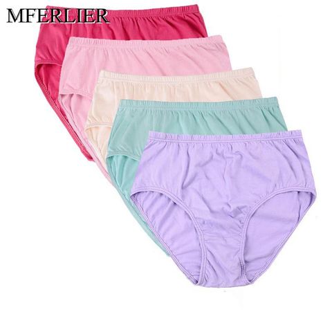 women underwear 8 colors Breathable 5XL 6XL 7XL 8XL briefs women ► Photo 1/6