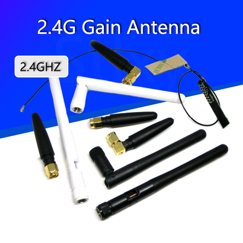 3dBi 2.4ghz WIFI Antenna SMA Male Router Bluetooth Antennas Wireless Module 2.4g Antena External Aerial RP-SMA-J spring ► Photo 1/6