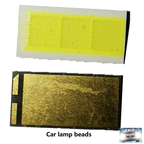 12PCS Warm white 5500K white 6000K LED SMD 7035 Chip 9.6V 2500MA 2600LM FOR Car Headlights H7 LED H4 H1 H3 H11 9005 HB4/9006 ► Photo 1/1