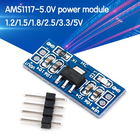 AMS1117 1.2V 1.5V 1.8V 2.5V 3.3V 5V power supply module AMS1117-5.0V power module AMS1117-3.3V ► Photo 1/6