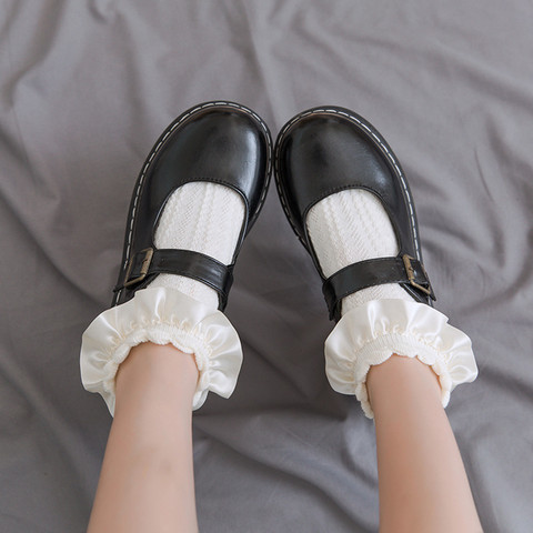 Woman Socks Ruffle Socks Lolita Short Socks Cosplay Costumes Accessories Nylon Lace Socks Anime Cartoon Sweet Girl Gift ► Photo 1/6