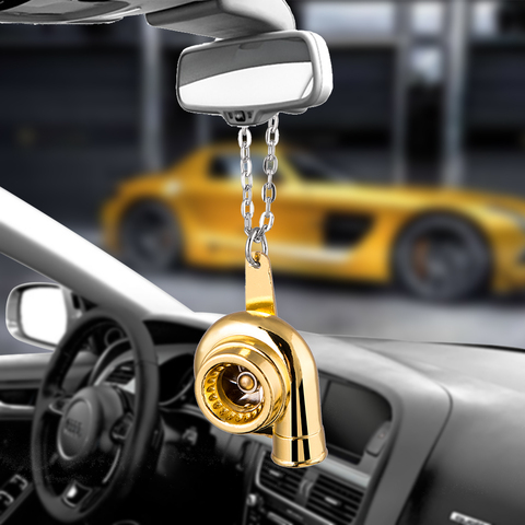 Car Pendant Turbo Hanging Ornaments Auto Interior Hip-hop Turbocharger Auto Rear View Mirror Decoration Dangle Trim Accessories ► Photo 1/6