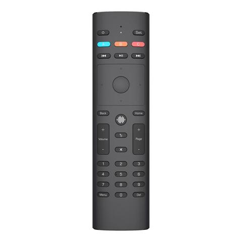 2022 G40 Voice Search Air Mouse etflix Vudu 3 Modes 33 Keys IR Learning Gyroscope Smart Remote Control G40S for Android TV BOX ► Photo 1/6