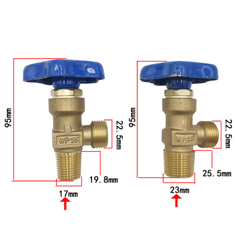 Argon cylinder valve Cylinder head assembly Cylinder valve head ► Photo 1/5