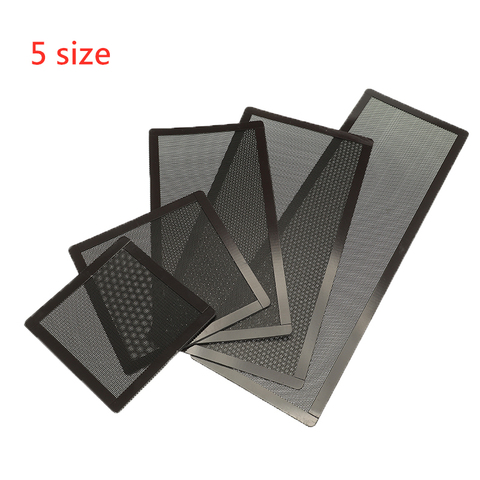 5 Size Computer PC Case Cooling Fan Magnetic Dust Filter Mesh Net Cover Computer Guard PVC Cooling Fan Antidust Net ► Photo 1/1