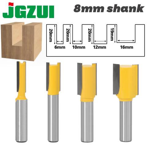 4PCS Straight/Dado Router Bit - 3/8