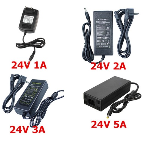 AC DC 24V Power Adapter Supply 1A 2A 3A 5A 6A 7A 8A 10A Universal AC/DC Led 24V Power Adapter Switching Charger 220V To 24 Volt ► Photo 1/6