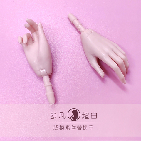 FR Super Model Doll Body Replacemet Hands Legs White Beige Brown Color Doll Accessories 4 Style Hands Gestures Quality Doll Part ► Photo 1/6