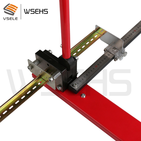 multifuntional din rail cutter, din rail cutting tool, easy cut with measure gauge ► Photo 1/6
