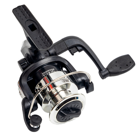 Silver White Black 3BB 5.1:1 Spinning Fishing Reel with Spool Wire Cup Automatic Folding handle left right hand Sea ► Photo 1/6