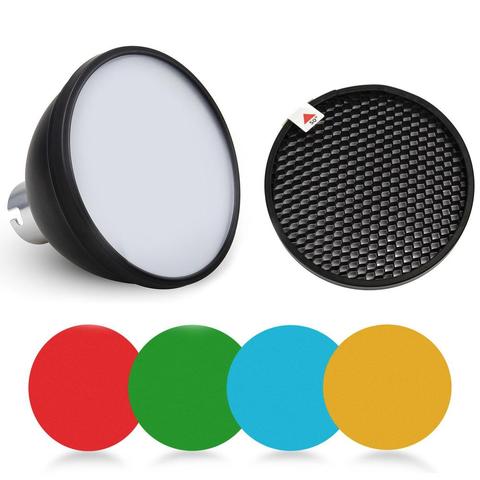 Godox AD-S11 Color Gels Filter Honeycomb Grid +AD-S2 Standard Reflector Soft Diffuser for Witstro AD-360 II AD360II AD180 AD200 ► Photo 1/1