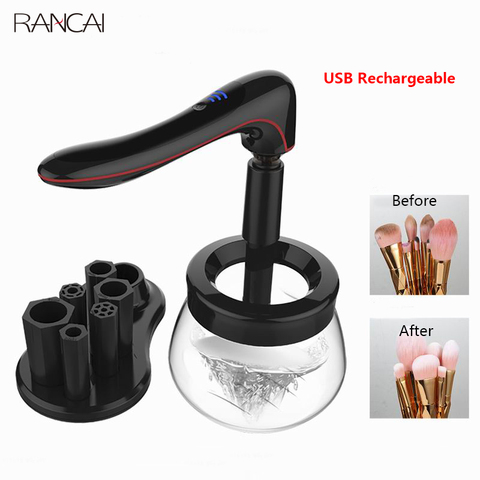 RANCAI Professional Makeup Brush Cleaner Fast Washing and Drying Make up Brushes Cleaning Makeup Brush Tools and Machine ► Photo 1/6