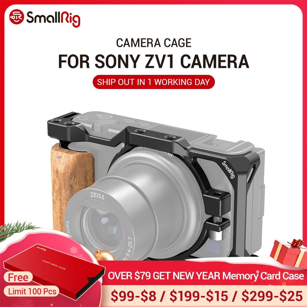 SmallRig ZV1 Camera Vlog Cage with Wooden Handgrip for Sony ZV1 Camera Vlogging Cage Light Weight 2937 ► Photo 1/6